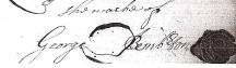 Mark of George Pemberton